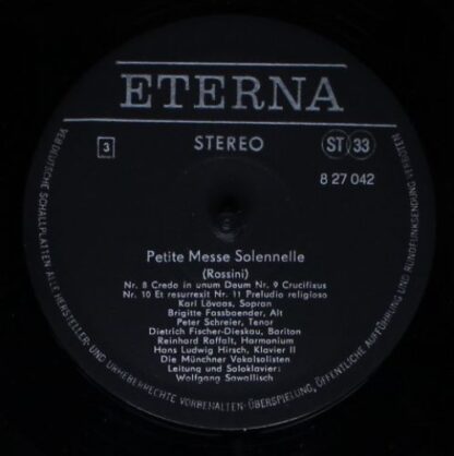 Eterna 8 27 041-042 - Petite Messe Solennelle - Für Vier Solosti - Image 7