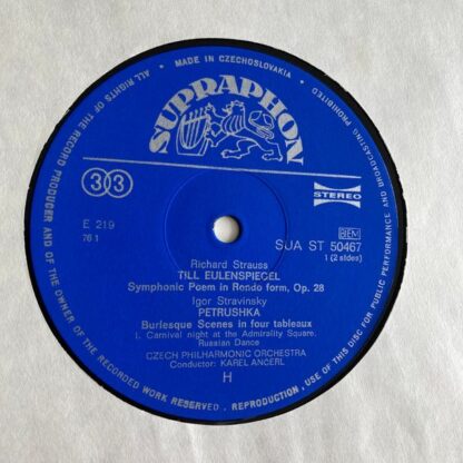Supraphon SUA ST 50 467 - Till Eulenspiegel / Petrushka - Image 4