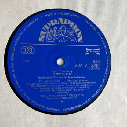 Supraphon SUA ST 50 467 - Till Eulenspiegel / Petrushka - Image 5