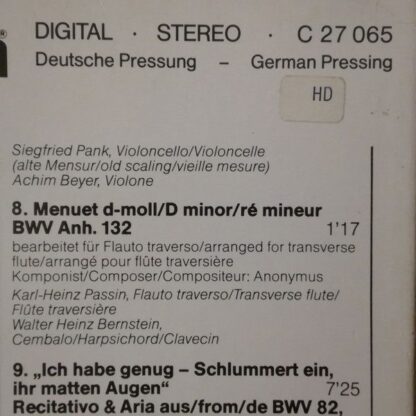 Capriccio C 27 065 - Eine Hausmusik Bei Bach. Music In The Bach - Image 3
