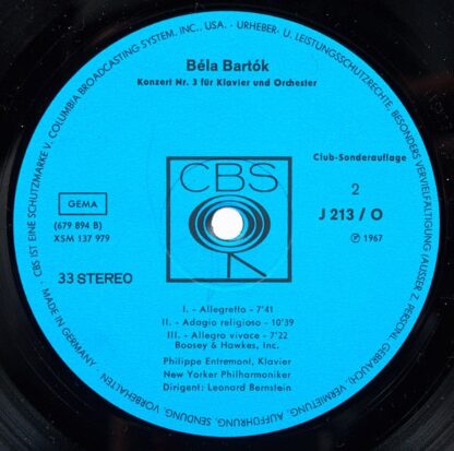 CBS J 213/O - Klavierkonzert Nr. 2 Und 3 - Image 4