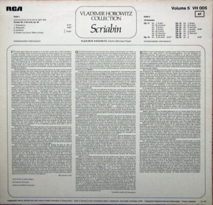RCA VH 005 - Scriabin - Image 2