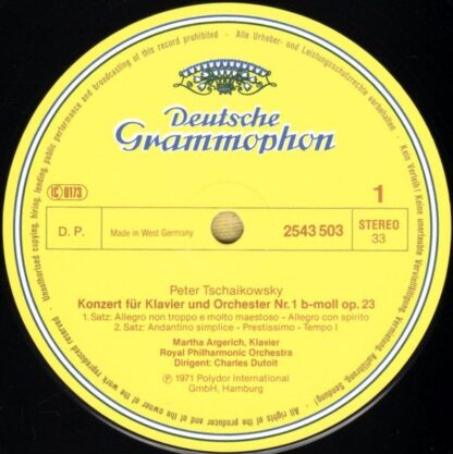 Deutsche Grammophon 2543 503 - Klavierkonzert • Piano Concerto N - Image 3