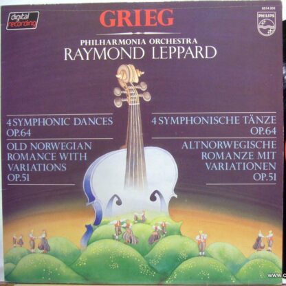 Philips 6514 203 - 4 Symphonic Dances Op. 64 / Old Norwegian Rom