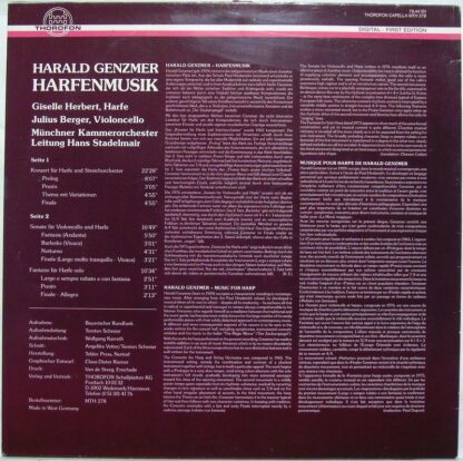 Capella (4) MTH 278 - Harfenmusik - Image 2