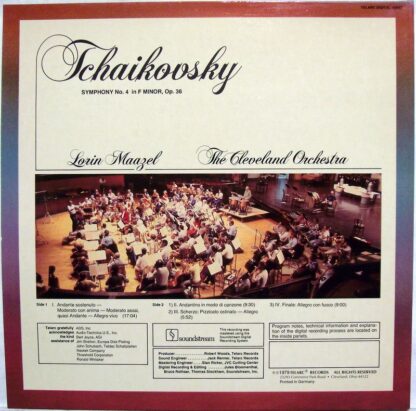 Telarc 10047 - Symphony No. Four - Image 2