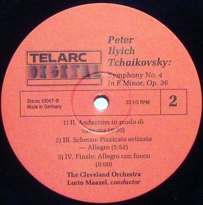 Telarc 10047 - Symphony No. Four - Image 4