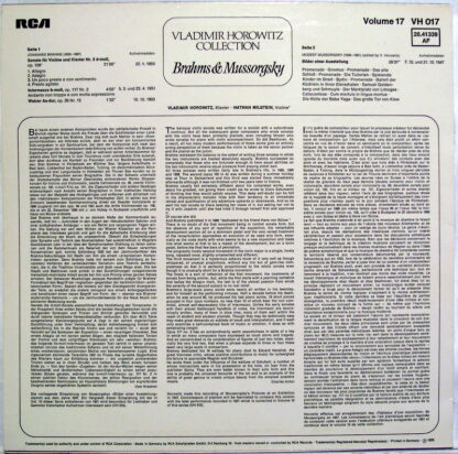 RCA Victrola 26.41339 AF - Brahms & Mussorgsky - Image 3