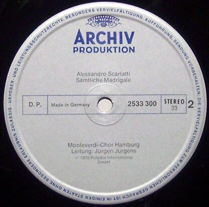 Archiv Production 2533 300 - I Madrigali - Image 3
