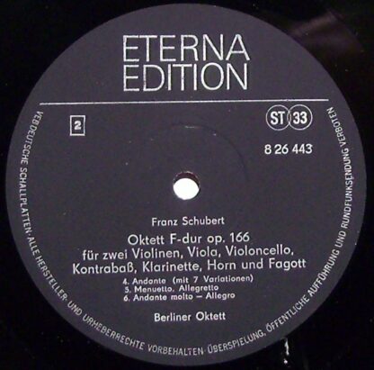 Eterna 8 26 443 - Oktett F-dur Op. 166 - Image 7