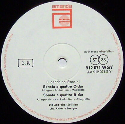 Amadeo AVRS 12071 St - Sonate A Quattro - Image 3
