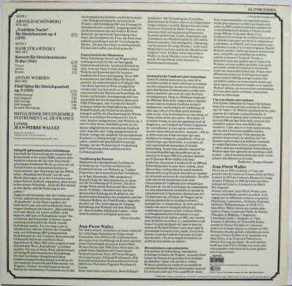 Aristocrate EA 27008 - "Verklärte Nacht" Für Streichsextett Op.4 - Image 2