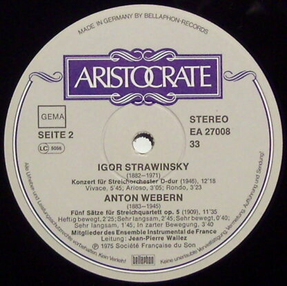 Aristocrate EA 27008 - "Verklärte Nacht" Für Streichsextett Op.4 - Image 3