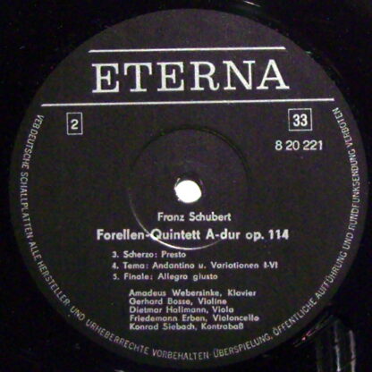 Eterna 8 20 221 - Forellen-Quintett A-Dur op. 114 - Image 3