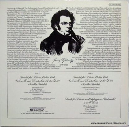 EMI 1 C 049-14 049 - Forellen-Quintett D.667 - Sonate Für Klavie - Image 2