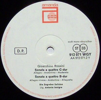 Amadeo AVRS 12071 St - Sonate A Quattro - Image 3