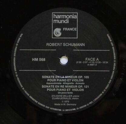 harmonia mundi France HM 568 - Sonates Pour Piano Et Violon En L - Image 4