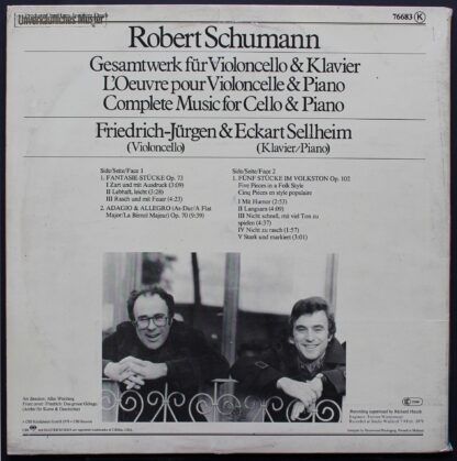 CBS 76683 - Complete Music For Cello & Piano - Image 2