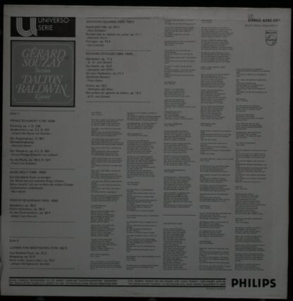 Philips 6580 011 - An Die Musik - Image 2