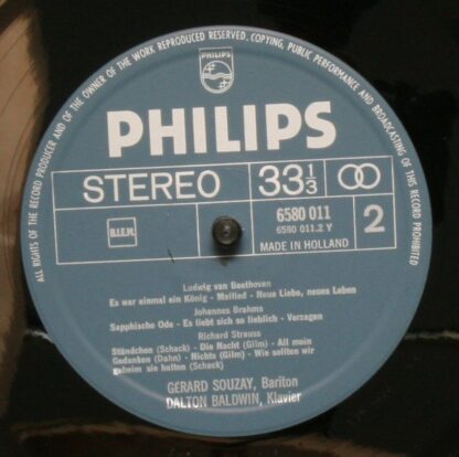 Philips 6580 011 - An Die Musik - Image 4