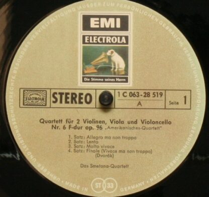 EMI Electrola 1 C 063-28519 - Streichquartett  Nr. 6 F-dur Op. 9 - Image 3