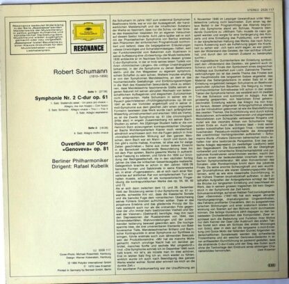 Deutsche Grammophon 2535 117 - Symphonien Nr.2 / Genoveva Overtu - Image 2