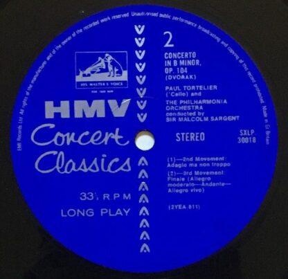 EMI SXLP 30018 - Dvořák Cello Concerto - Image 4