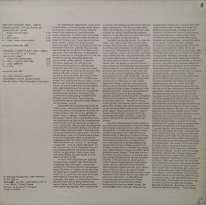 CBS 61 615 - Streichquartett  Nr. 6 F-dur Op. 96 / Streichquarte - Image 2