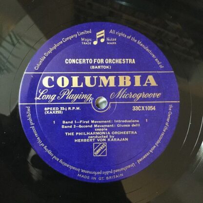 Columbia 33CX 1054 - Concerto For Orchestra - Image 3