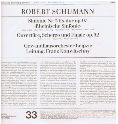 Orbis 75 829 - Rheinische Sinfonie Nr.3 - Image 2