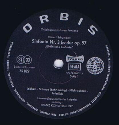 Orbis 75 829 - Rheinische Sinfonie Nr.3 - Image 3