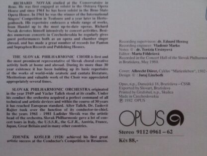 Opus 9112 0961-62 - Stabat Mater - Image 2