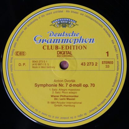 Deutsche Grammophon 43 273 2 - Symphonie Nr. 7 d-moll op. 70 - Image 3