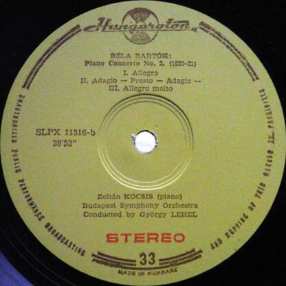 Hungaroton SLPX 11516 - Concertos For Piano And Orchestra Nos. 1 - Image 6
