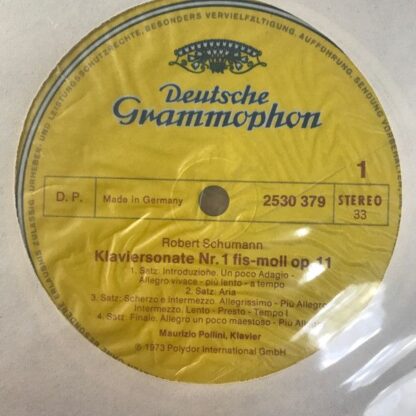 Deutsche Grammophon 2530 379 - Fantasie C-Dur Op. 17 - Sonate Fi - Image 3