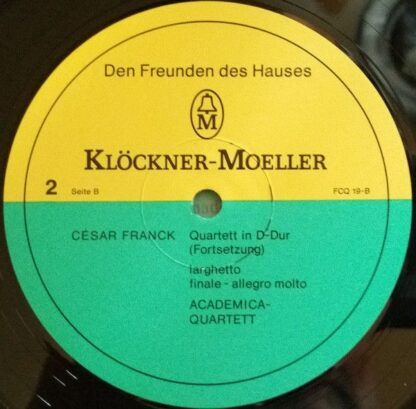 Klöckner-Moeller FCQ 18 - Zwei Jahrhunderte Streichquartette, Te - Image 6