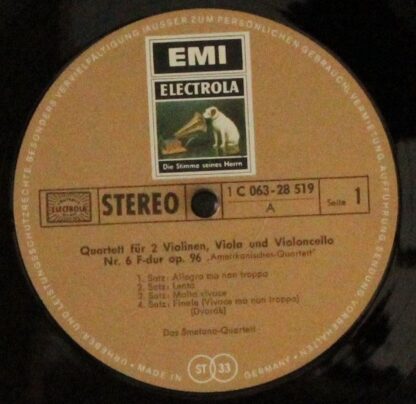 EMI Electrola 1 C 063-28519 - Streichquartett  Nr. 6 F-dur Op. 9 - Image 3
