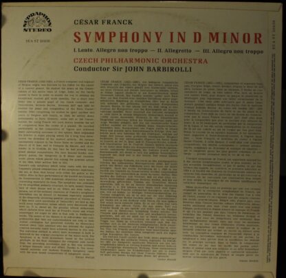 Supraphon SUA ST 50438 - Symphony In D Minor - Image 2