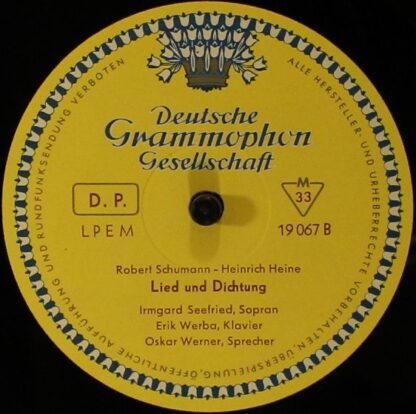 Deutsche Grammophon LPEM 19067 - Lied Und Dichtung - Image 4