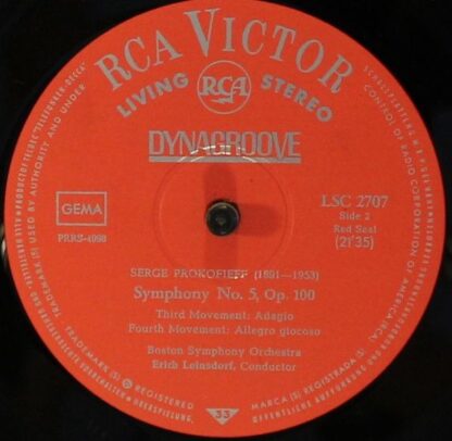 RCA Victor Red Seal LSC 2707 - Symphony No. 5 - Image 3