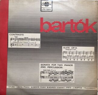 Qualiton LPX 1280 - Contrasts / Suite Op. 14 / Sonata For Two Pi