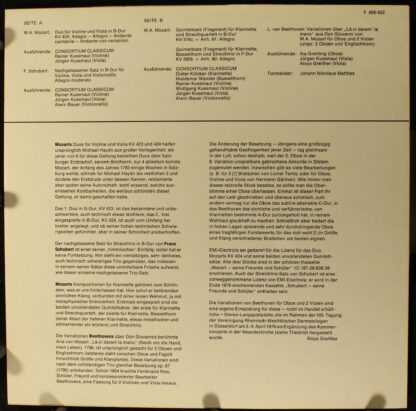 Electrola Gesellschaft m.b.H. F 665 622 - Kammermusikalische Kos - Image 2
