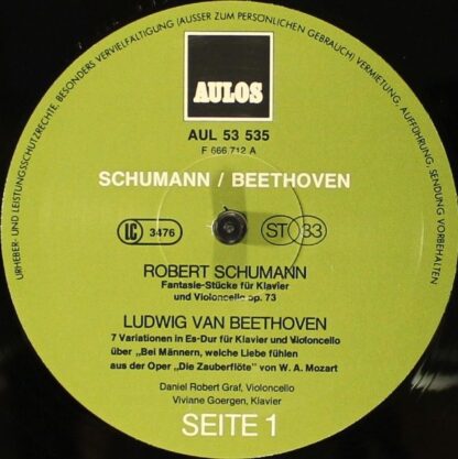 AULOS AUL 53 535 - Schumann-Beethoven-Brahms - Image 4