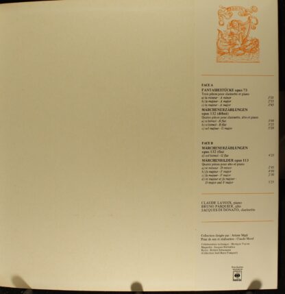 ARION ARN 38 317 - Fantasiestücke Opus 73, Märchenerzählungen Op - Image 4