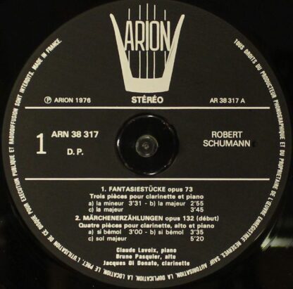 ARION ARN 38 317 - Fantasiestücke Opus 73, Märchenerzählungen Op - Image 5