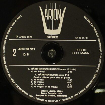 ARION ARN 38 317 - Fantasiestücke Opus 73, Märchenerzählungen Op - Image 6