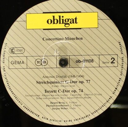 Obligat ob.01.108 - Quintett G-Dur, op. 61 / Terzett C-Dur, op. - Image 3
