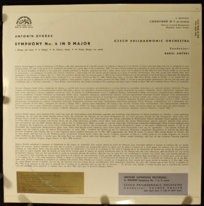 Supraphon 50 746 - Symphony No. 6 In D Major - Image 2