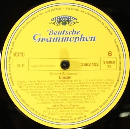 Deutsche Grammophon 2740 266 - Lieder / Frauenliebe Und Leben Op - Image 9