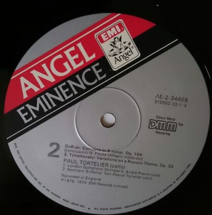 Angel Records AE-34458 - Cello Concerto In B Minor / Variations - Image 4